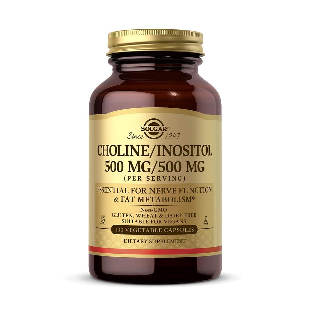 Solgar Colina/Inositol 500MG 100 Cápsulas