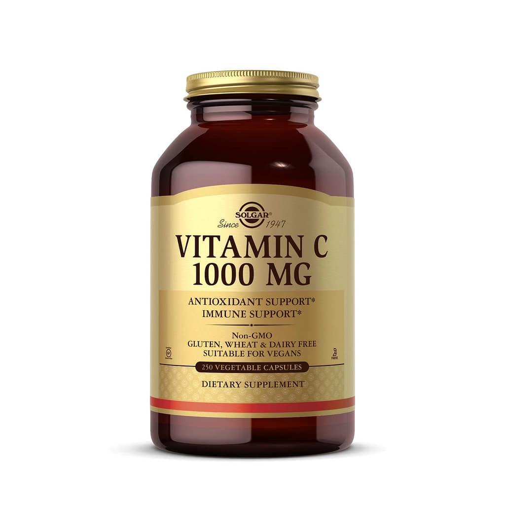 Solgar Vitamina C 1000 mg 250 Cápsulas — Defensas