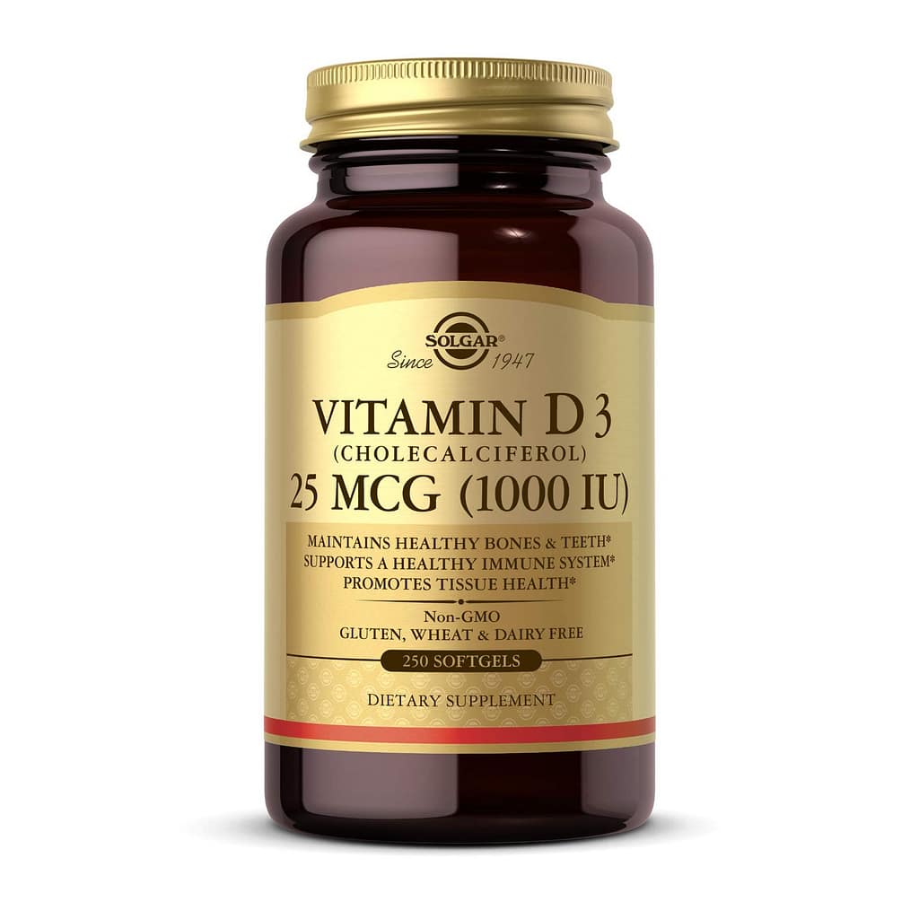 Solgar Vitamina D3 25MCG 250 Softgels — Bienestar