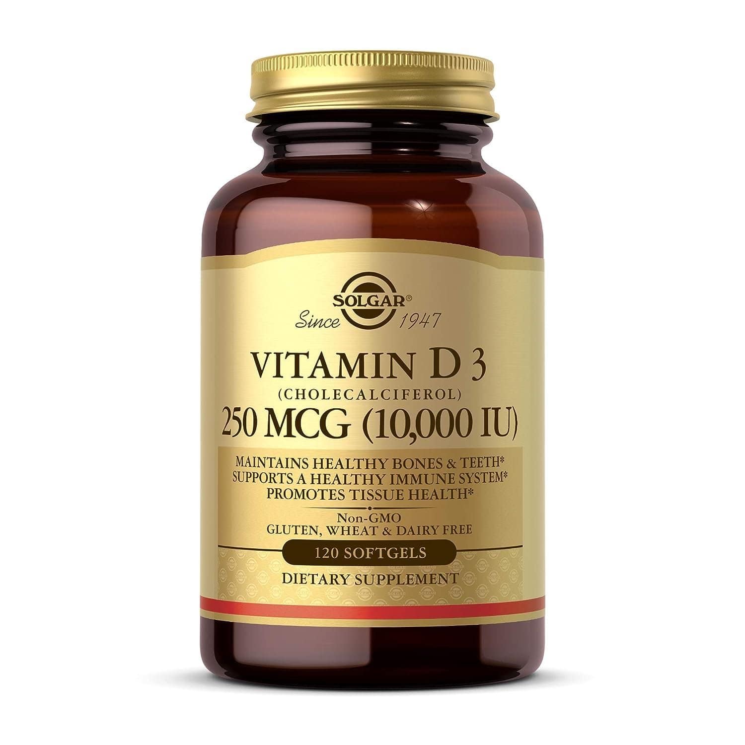 Solgar Vitamina D3 250MCG 120 Softgels — Bienestar