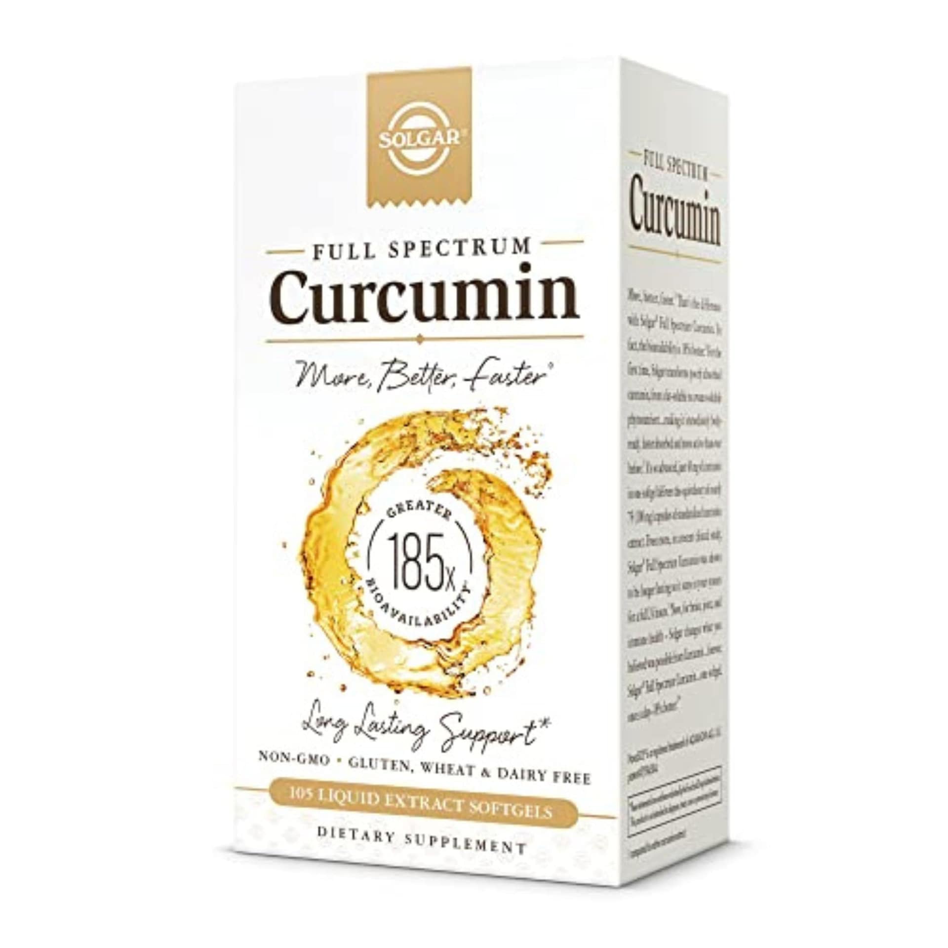 Solgar Cúrcuma Espectro Completo 105 — Confort