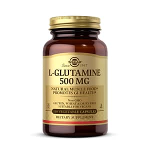 Solgar L-Glutamina 500MG 100 Cápsulas — Bienestar