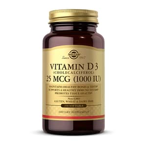 Solgar Vitamina D3 25MCG 250 Softgels — Bienestar