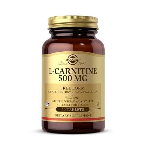 Solgar L-Carnitina 500MG 60 Tabletas — Energía - Imagen 2